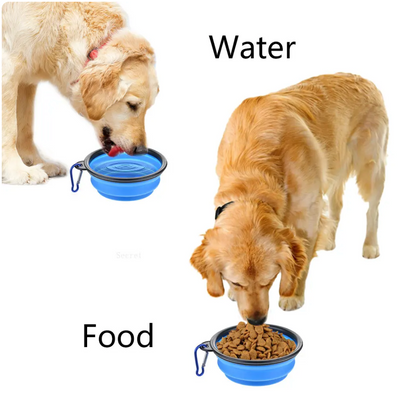 WagBowl™ - Collapsible Pet Silicone Bowl (Portable)