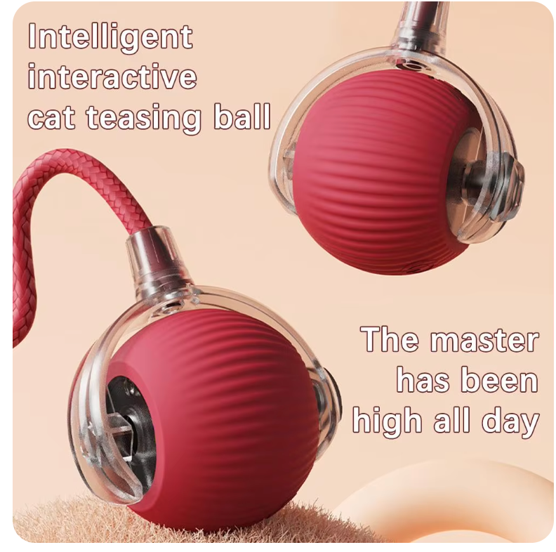 WagRoll™ - Interactive Automatic Rolling Ball with Fake Tail for Cats and Dogs