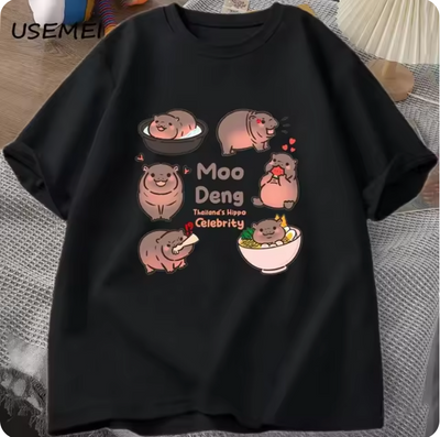 Cute Moo Deng Shirts