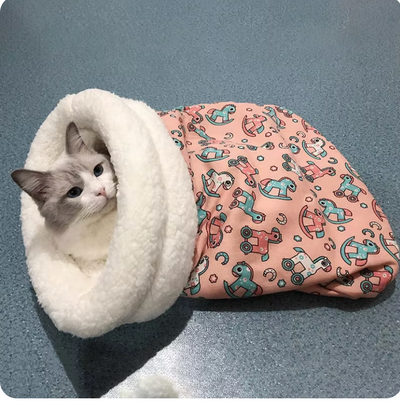 WagBed™ - Cat Sleeping Bag Cave Bed (Extra Soft)