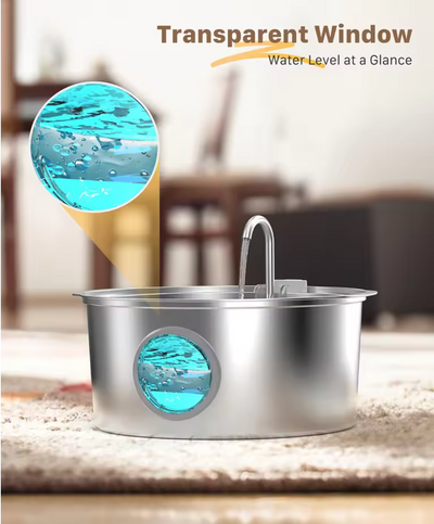 WagFountain Jumbo™ - Large Pet Water Fountain for Cats/Dogs (2Gal/7L)