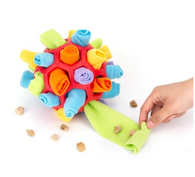 SnuffieBall™ - Dog Snuffle Feeding Ball (De-Stressing Interactive Puzzle)