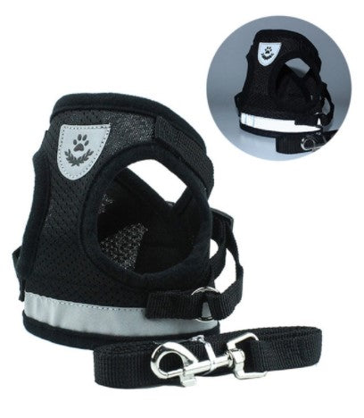 WagVest™ - Reflective Pet Harness (Adjustable & Breathable) + FREE Leash!