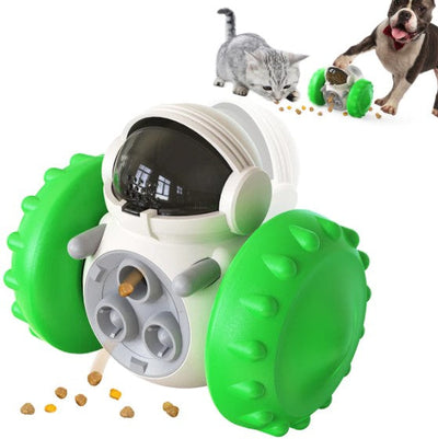 WagBot™ - Slow Feeder Toy for Dogs/Cats (No Batteries Needed)